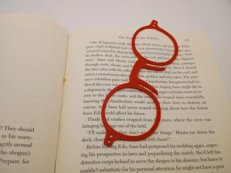 Eyeglass Frame Bookmark Clip