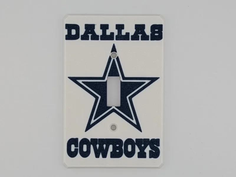 Dallas Cowboys Themed Light Switch Covers