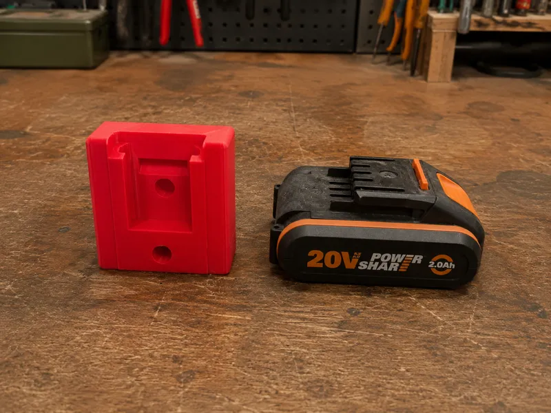 Worx 20V Akku Halter