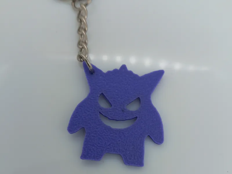 Gengar Keychain single color