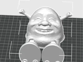 shrek with a bunch of articulated legs