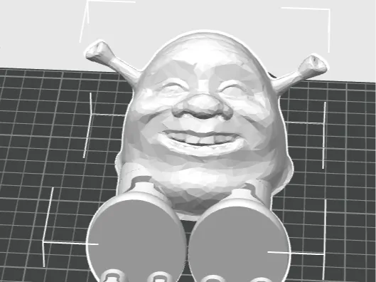 shrek with a bunch of articulated legs