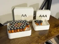 Rangement à piles AA/AAA nid d'abeilles — photo 2