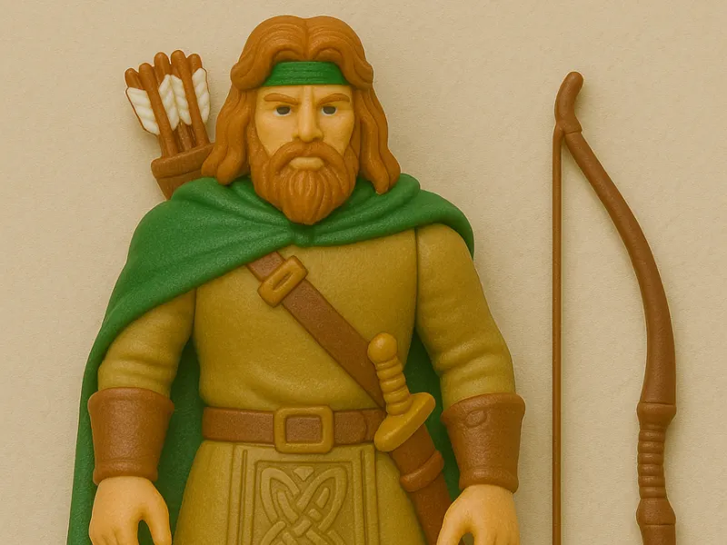 VINTAGE STYLE ACTION FIGURE (NON ARTICUL.) ARCHER