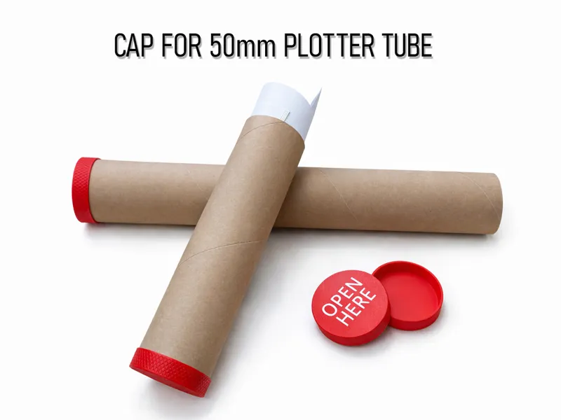 Cap for 50mm plotter tube