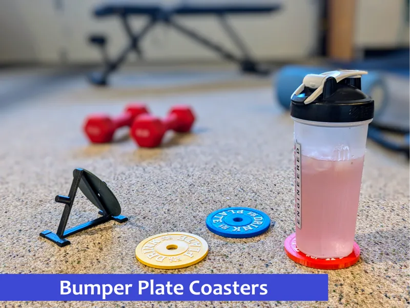 Bumper Plate Coasters