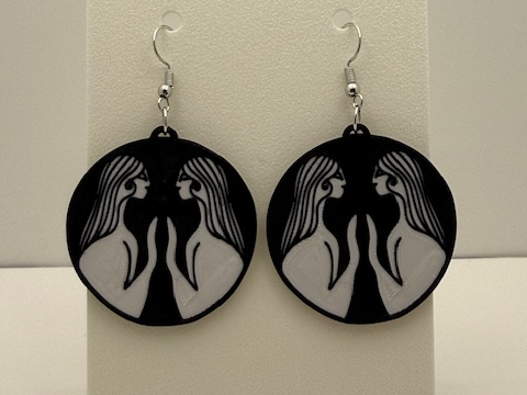 Gemini Earrings - Zodiac Series