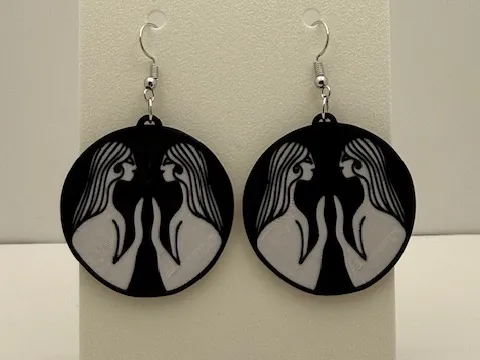 Gemini Earrings - Zodiac Series