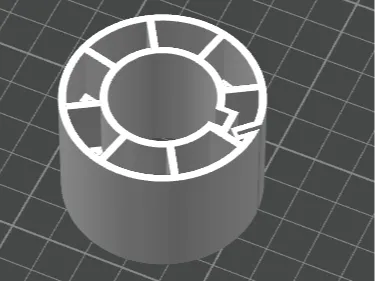Bobine centrale pour pellicule 35mm