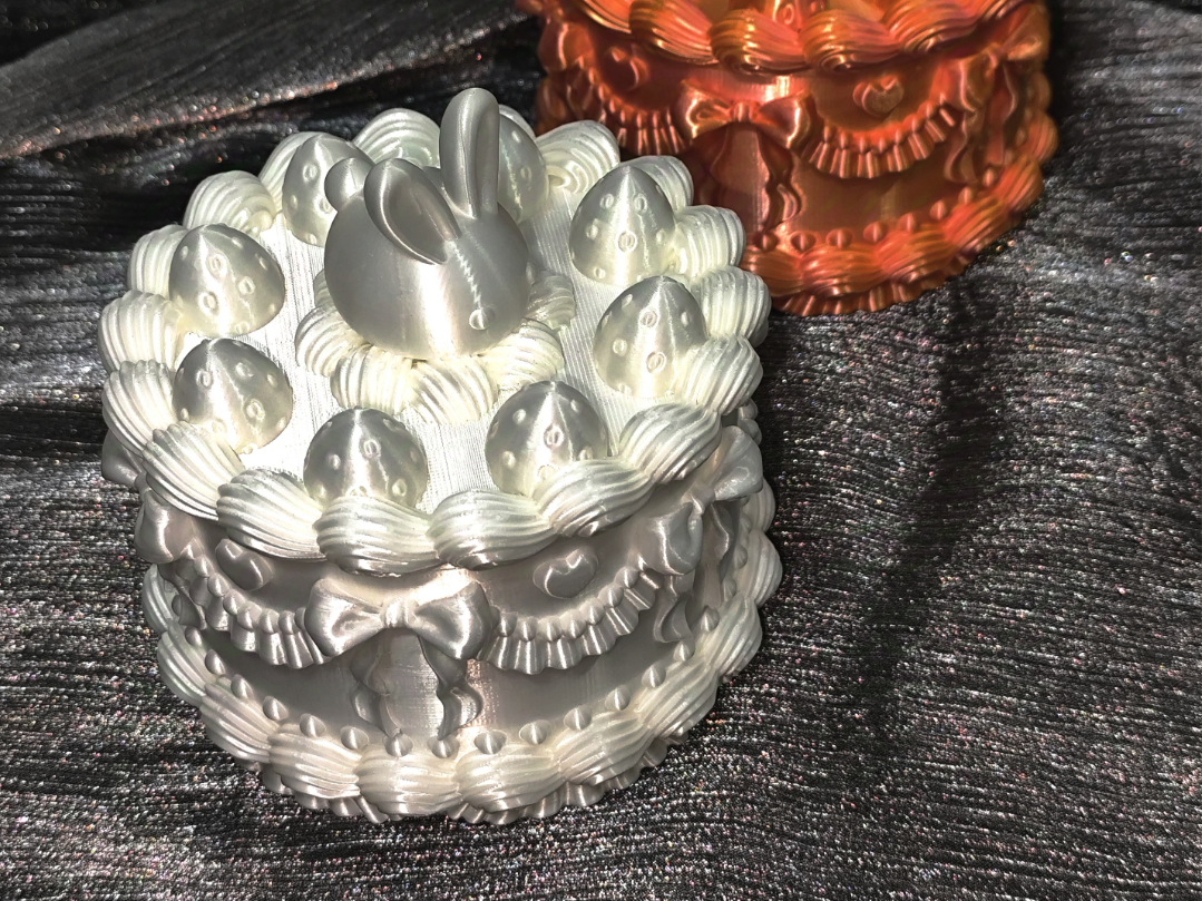 Rabbit-shaped cake storage box 小兔蛋糕收纳盒