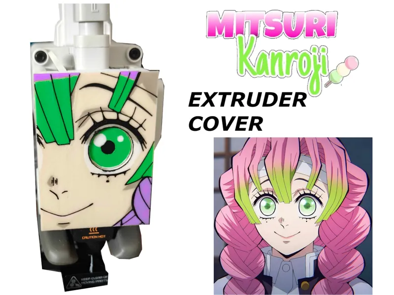 Mitsuri Kanroji A1/mini Extruder Cover Full Color