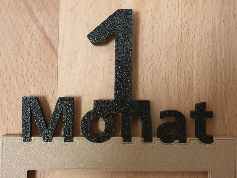 Picture Frame Garland (First Month)