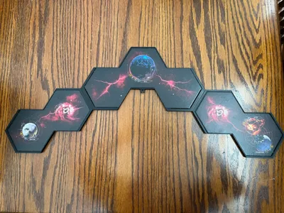 Twilight Imperium Clippable Fracture Hexes