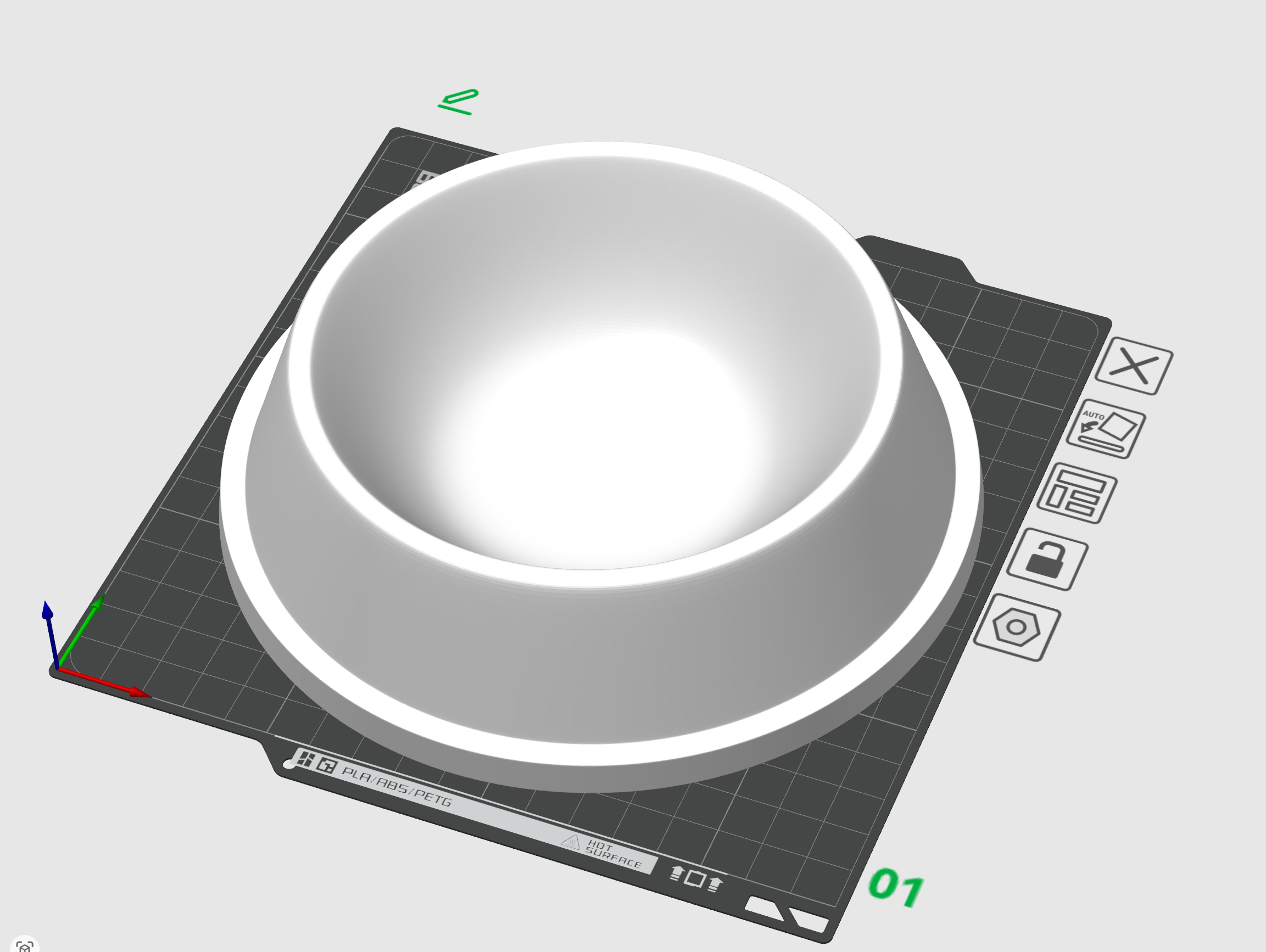 Miniatura 1 do modelo 3D 猫狗宠物食物碗
