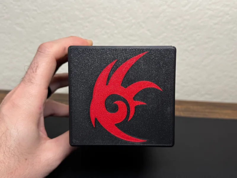 Commander Case Lid - Shadow The Hedgehog Logo