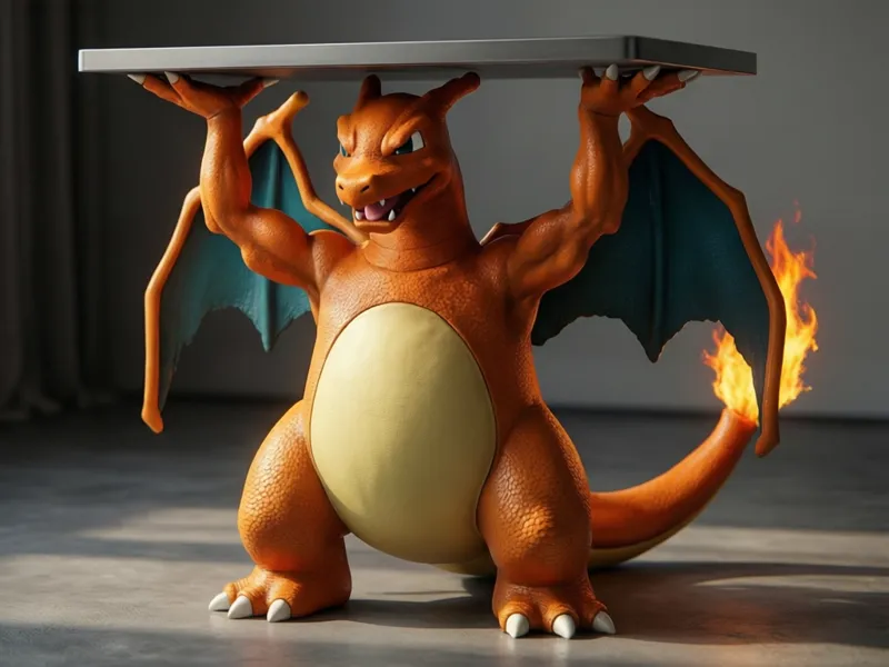 Fun and Cool CHARIZARD Table! 