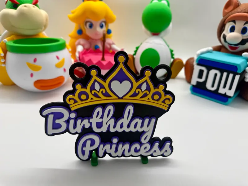 Birthday Princess Logo Chain|Wearable Party Chain