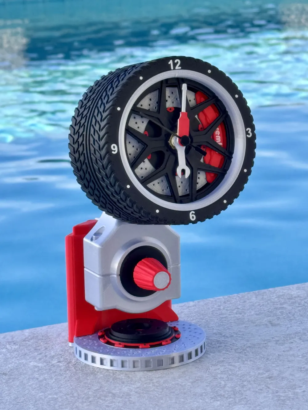 The Wheel Clock - Free 3D Print Model - MakerWorld