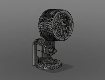 The Wheel Clock by Mono98 MakerWorld: Download Free 3D Models