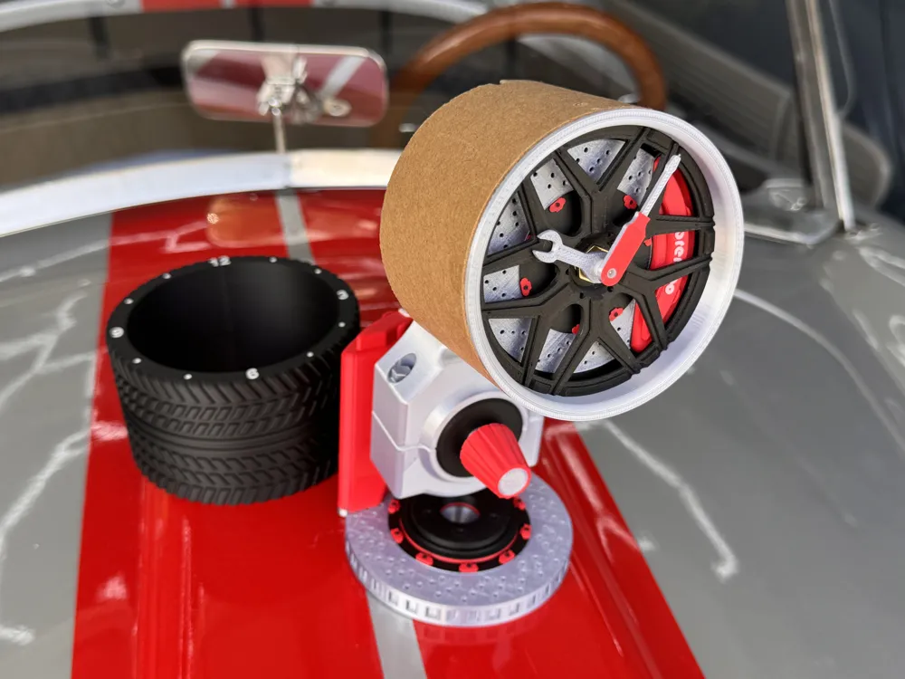 The Wheel Clock - Free 3D Print Model - MakerWorld