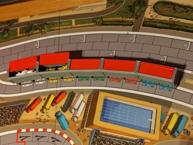 Pit Stop (Box) Buildings Formula D (Monaco Track)