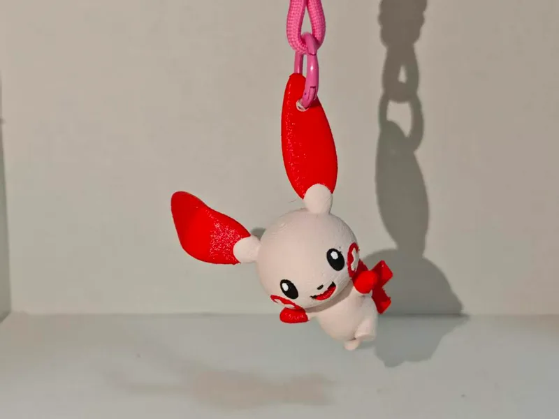多色打印宝可梦正电拍拍 Plusle 挂饰
