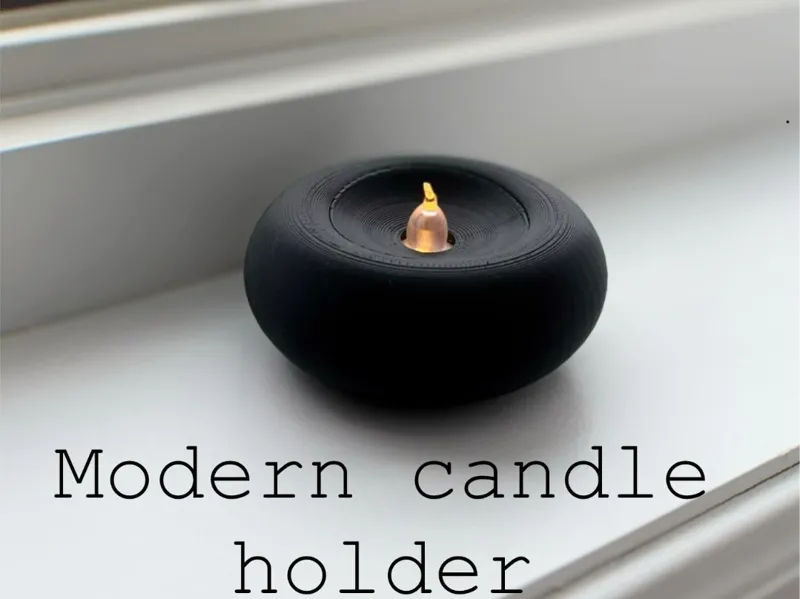 Modern Tealight Candle Holder/dish/tray with cover