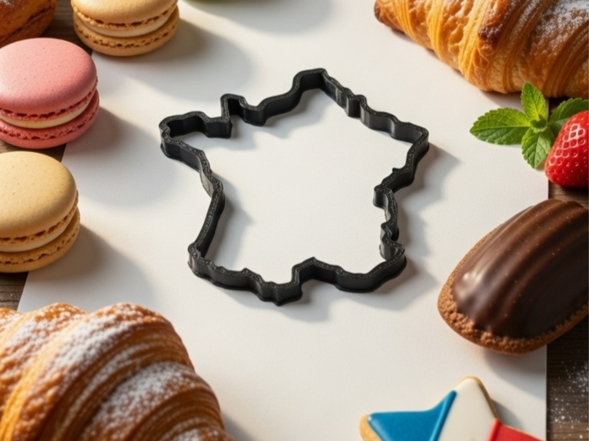 France Map Cookie Cutter  – Kitchen Baking Tool