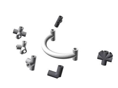 Connector Set for Modular Mounting System