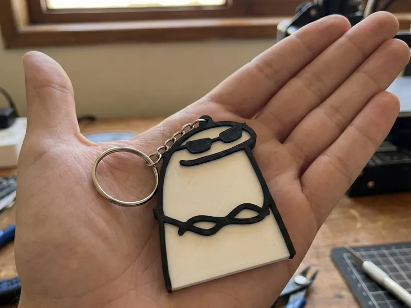 Cute Meme Keychain (Without AMS)