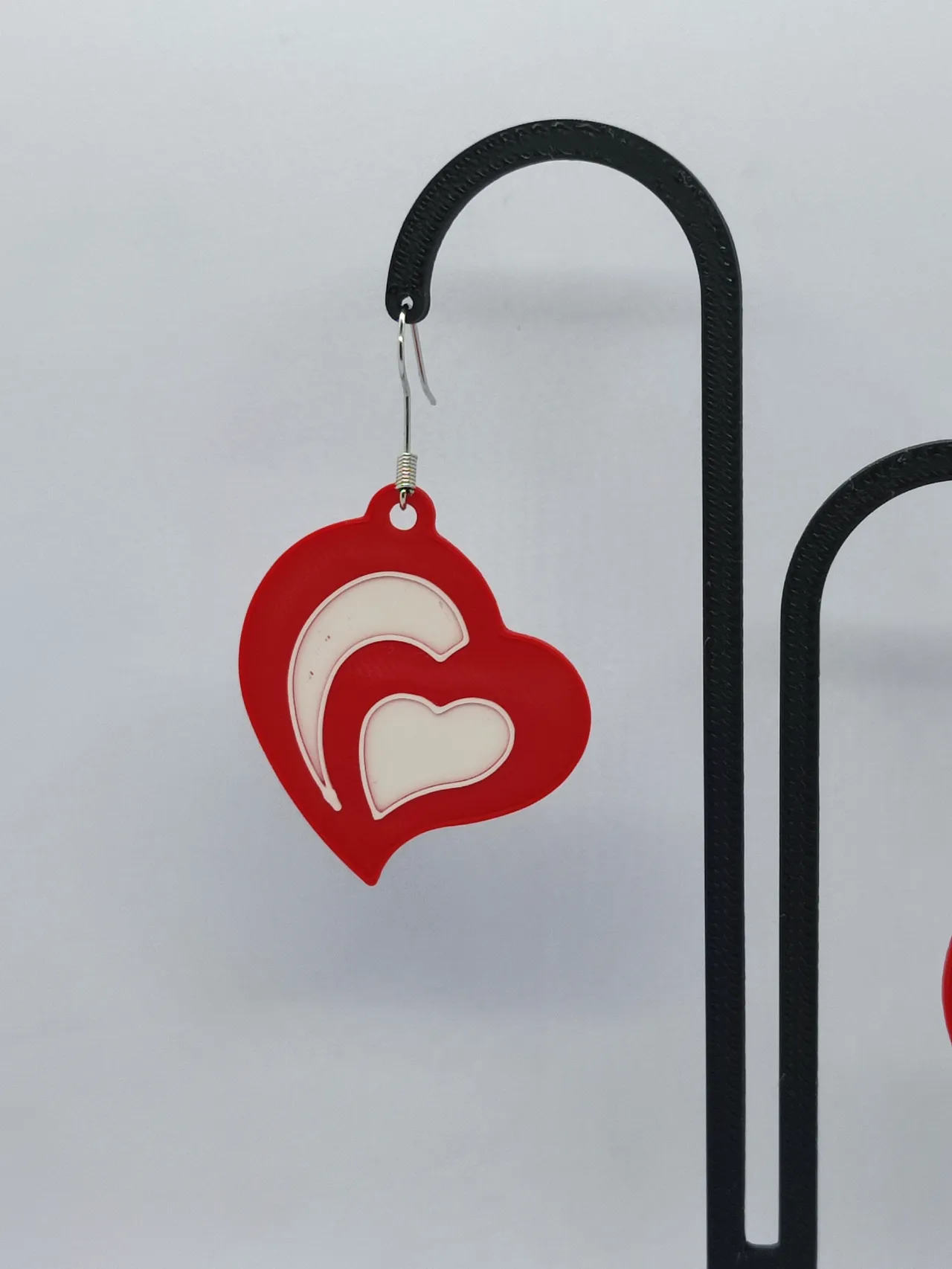 Aretes Corazón Lunar view 4