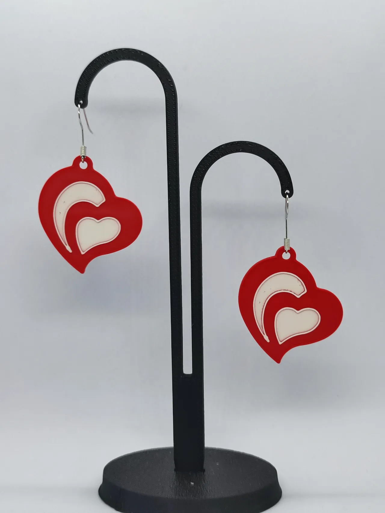 Aretes Corazón Lunar view 3