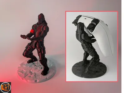 PS5 Controller Holder - Fortnite Black Knight