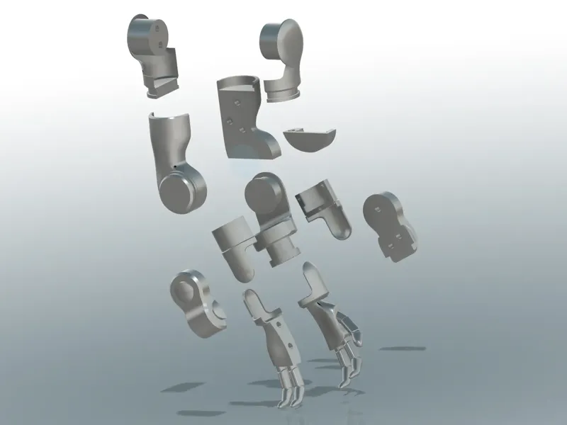 Karlz Revision 2.0 Unitree G1 Articulated arm! :)