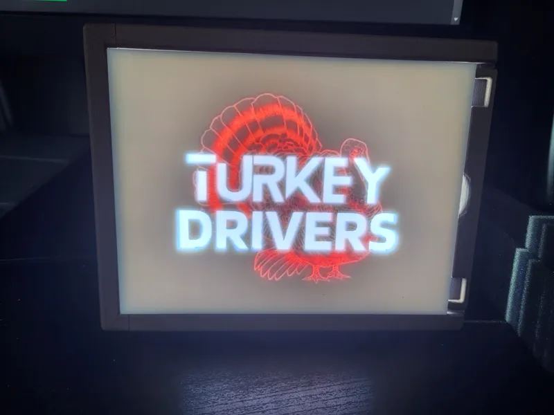 Lithophane Turkey Drivers