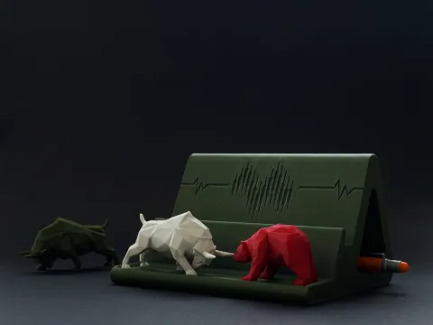 Phone / Tablet stand for Stock Market fans