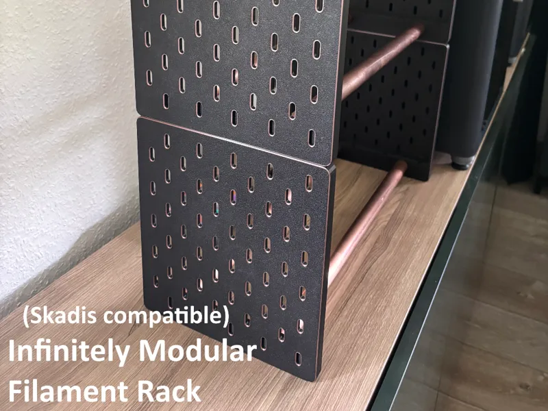 Skadis Compatible Filament Rack