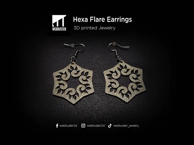 Hexa Flare Earrings