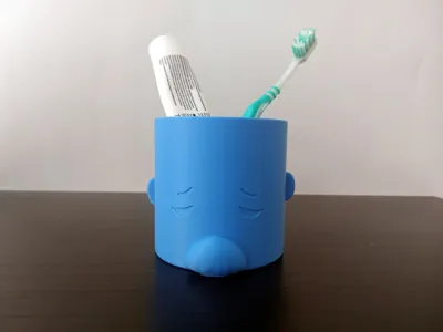 Running Nose Toothbrush Holder