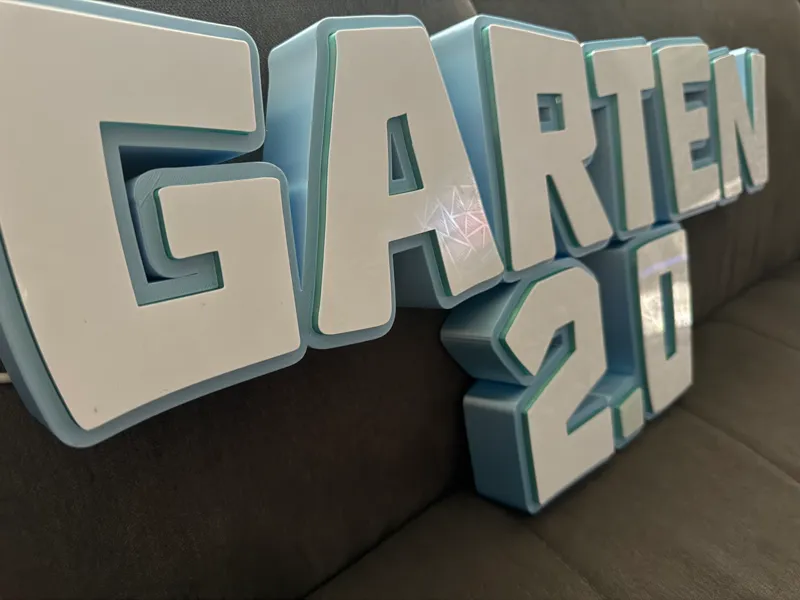LED-Schriftzug "Garten 2.0"