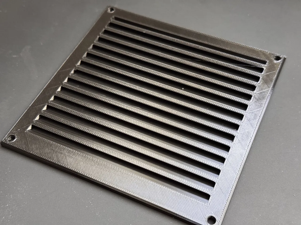 Parametric Ventilation / Filter Grid - OpenSCAD view 2