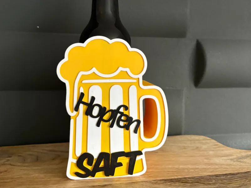 Bierflaschenhalter - Flaschenhalter - Bier- Hopfen