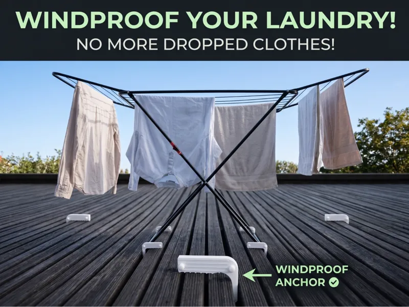 Clothes Airer Deck Anchor Lock