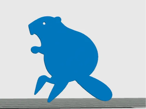 Biber für Blumenkasten (flach)