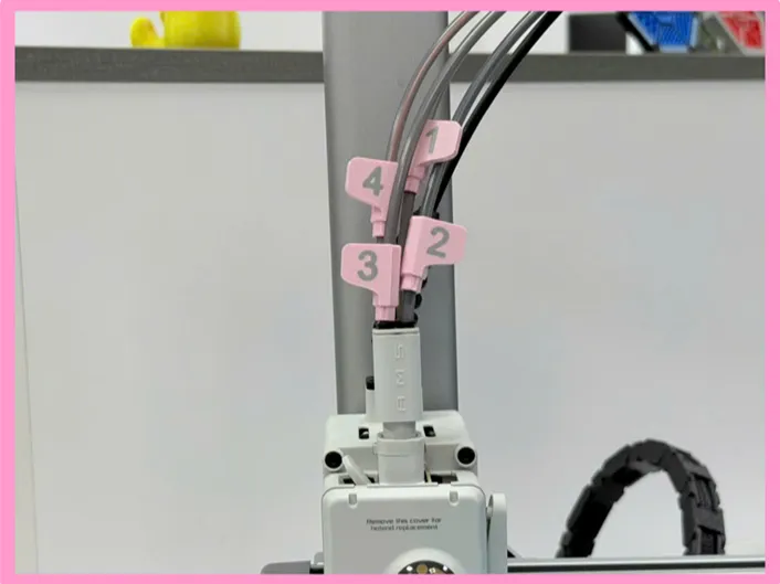 Flag PTFE Tube Label & Disconnect