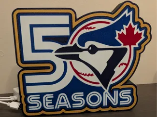 Toronto Blue Jays 50th Anniversary Logo Lightbox