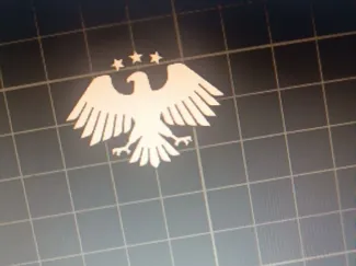 the syrian golden eagle emblem