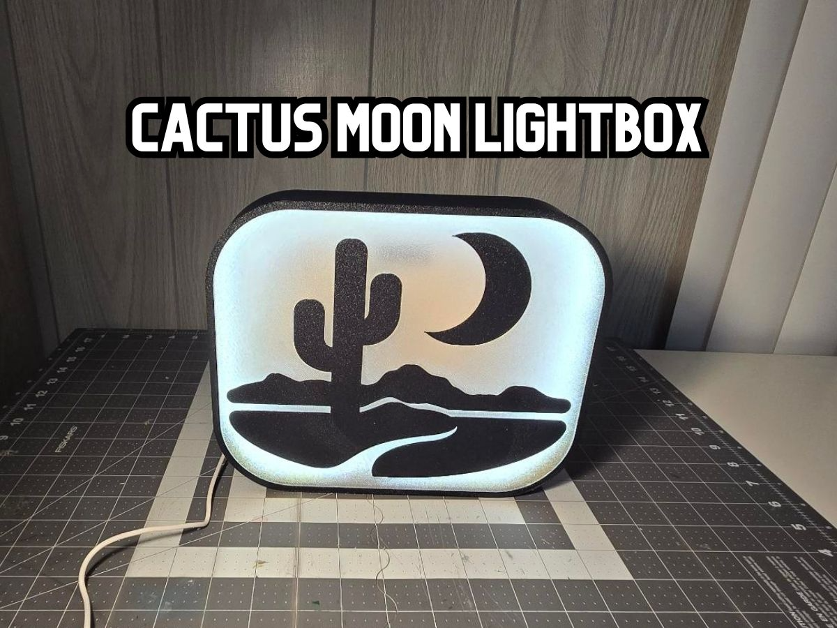 Cactus Moon LED Lamp