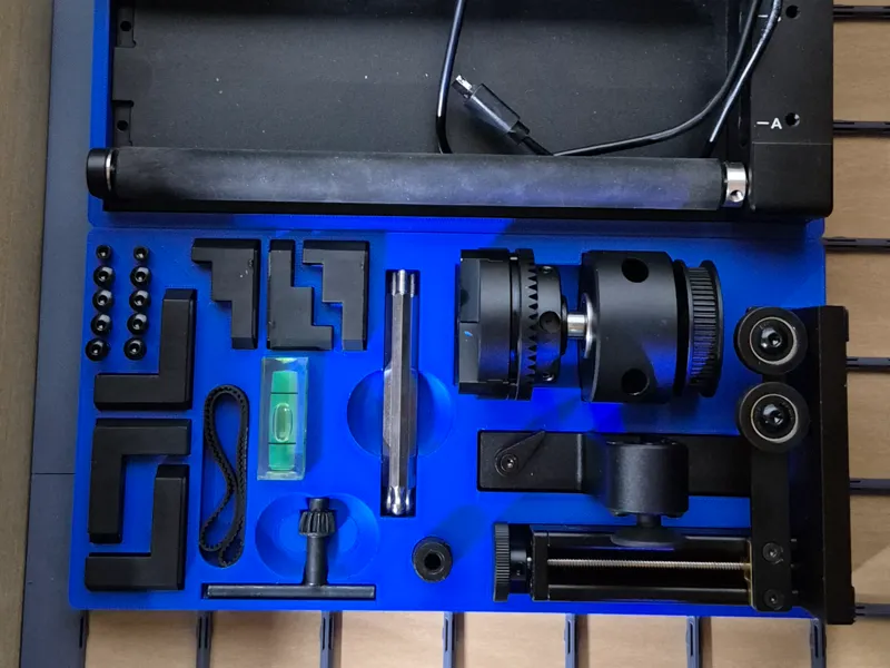 Updated XTool RA2 Pro Rotary Gridfinity Inlay