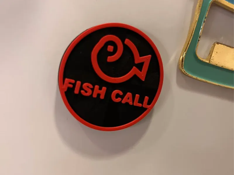 FishCall Card Guard/Fridge Magnet